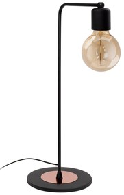 Candeeiro de Mesa Harput – Preto e Cobre – 17 cm x 52 cm