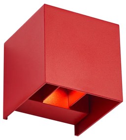 Candeeiro de parede exterior moderno vermelho escuro Incl. LED IP54 - Edwin Moderno