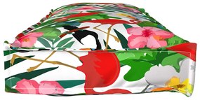 Almofadas de Pallet para Banco 2 pcs Selva Tropical 120x40x8 cm Tecido