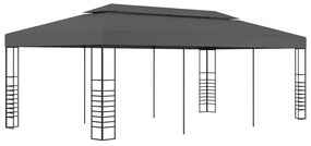 Gazebo/tenda 3x6 m antracite