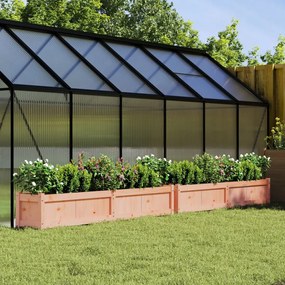 vidaXL Vasos/floreiras de jardim 2 pcs madeira de douglas maciça