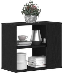 buffet vidaXL Carvalho Preto 60x30x50 cm Madeira engenheirada
