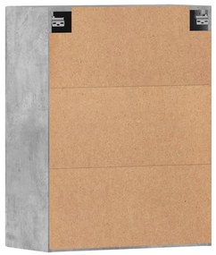 Móveis de parede 2 pcs derivados de madeira cinzento cimento