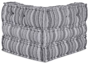 Pufe Modular em Cinza, 70x70x54 Tecido