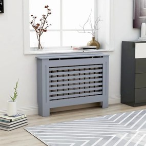 288182 vidaXL Cobertura de radiador 112x19x81 cm MDF antracite