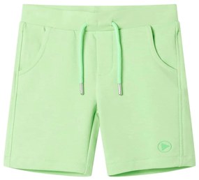 Calções de criança verde fluorescente 92