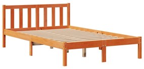 Cama com estante sem colchão 135x190 cm pinho maciço