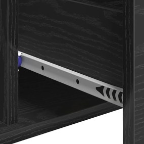 Buffet Carvalho preto 60 x 31 x 70 cm Madeira processada