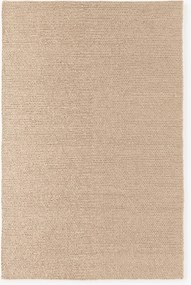 Tapete de lã artesanal com textura entrançada Bruna