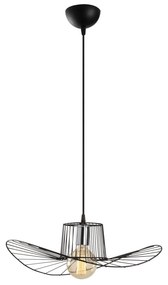Candeeiro Tel – Preto – Diâmetro 49 cm, Altura 110 cm