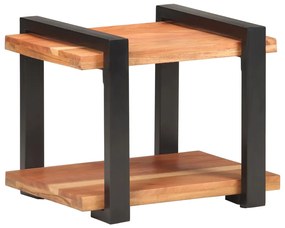 Mesa de cabeceira 50x40x40 cm madeira de acácia maciça