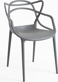 Pack 4 Cadeiras Korme - Cinza escuro