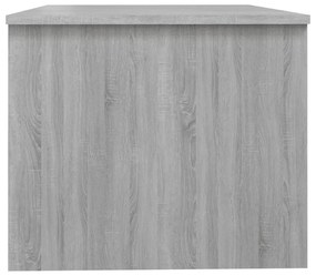 Mesa de centro80x50x42,5cm derivados de madeira cinzento sonoma