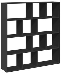 Estante 132x29x141,5 cm derivados de madeira preto
