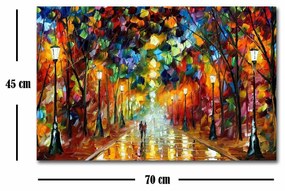 Tela Decorativa FAMOUSART-073 – Multicolor – 45 x 70 cm