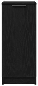 Gabinete de Sapatos vidaXL Carvalho Preto 30x35x70 cm Madeira de Engen