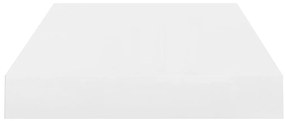 Prateleiras de parede suspensas 4 pcs 40x23x3,8cm MDF branco