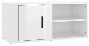 Móveis TV 2pcs 80x31,5x36 cm derivados madeira branco brilhante