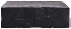 Conjunto capas p/ mobiliário jardim 2 pcs 10 ilhós 300x140 cm