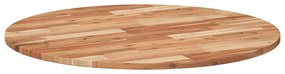 Tampo de mesa redondo Ø90x2 cm madeira de acácia maciça