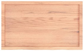 Prateleira de parede 100x60x(2-6) cm carvalho tratado castanho