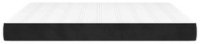 Colchão de molas ensacadas 160x210x20 cm veludo preto