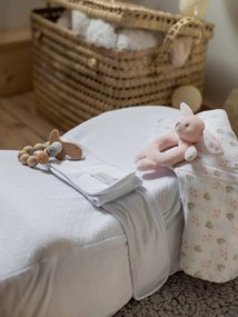 Alcofa-ninho de descanso e de conforto, Bulle de coton, COCOONABABY®, da RED CASTLE branco medio liso