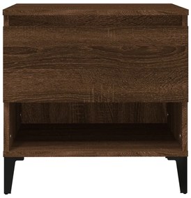 Mesa de apoio 50x46x50 cm derivados madeira carvalho castanho