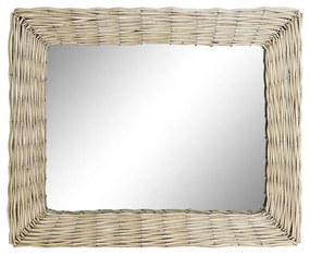 Espelho de Parede Dkd Home Decor Vime (52.5 X 4 X 63 cm)