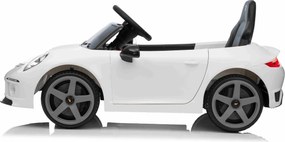 Carro elétrico para crianças RUF GT 12V,com portas rebatíveis, comando remoto, luzes LED dianteiras e traseiras, entrada USB/Aux, bateria de lítio, li