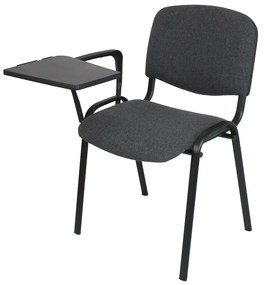 Cadeiras de Formação Cinza Escuro com Palmatória RIVA (cadeiras de Escritório)