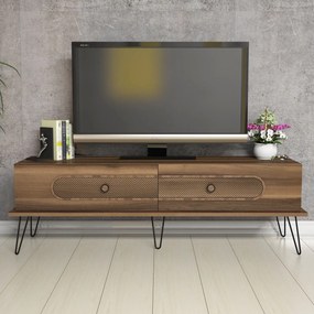 Móvel TV Stand Ekol – Nogueira – 145 cm x 45 cm x 40 cm