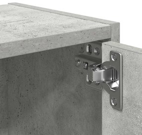 Estante 40x24x77 cm derivados de madeira cinzento cimento