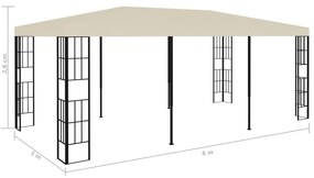 Tenda 3x6 m creme
