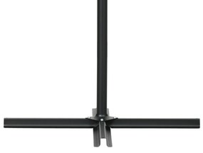 Chapéu de Sol de Jardim 295x295x260 cm Chapéu de Sol Excêntrico com Re
