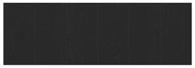 Cabeceira de parede em carvalho preto 240x1.5x80 cm feita de madeira e