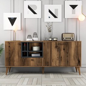 Console Napoli – Walnut – 180 cm x 81 cm x 35 cm