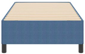 Estrado de Cama Azul 90x200 cm em Tecido Canelado