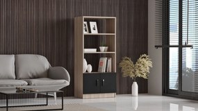 Estante VO4 – Carvalho Preto – 63,6 x 140 x 37,6 cm