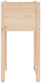 Vasos/floreiras 2 pcs 40x40x81 cm pinho maciço