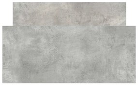 Estrutura de cama 90x190 cm derivados de madeira cinza cimento