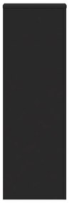 Suporte para plantas 33x33x100 cm derivados de madeira preto