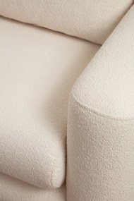 Sofá de 2 Lugares Lily – Creme – 180 cm x 97 cm x 73 cm
