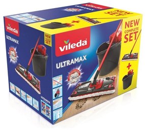 Esfregona com Balde de Ação Dupla Vileda Ultramax Microfibra