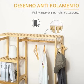 Charriot Tejo – 90x30x155 cm – Bambu Natural – Design Natura
