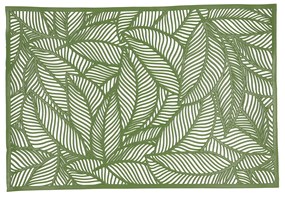 Individuais Quid Habitat Folhas Verde Têxtil (30 X 45 cm) (pack 12x)