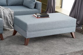 Sofá-Cama de Canto Bella – Azul – 205x85x140 cm