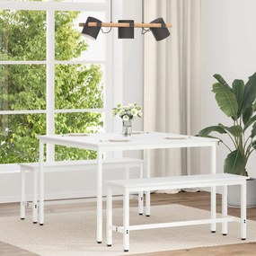 vidaXL Mesa de jantar Branco 110 x 110 x 75 cm