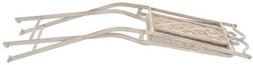 3 pcs conjunto bistrô em aço branco