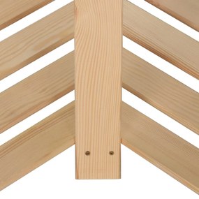 Unidade arrumação canto c/ 5 prateleiras 82,5x82,5x170 cm pinho